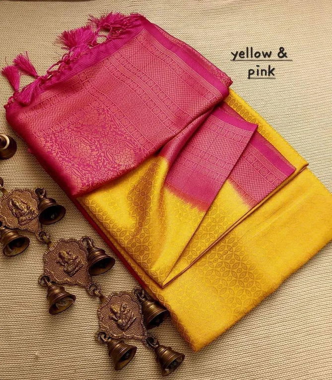 Kubera King Designer Softy Silk Sarees Catalog